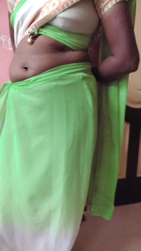 Desi Tamil Slut Wife Renu No Bra Blouse & No Panty Petticoat Saree Tease for Secret Lover! Indianhotwifex
