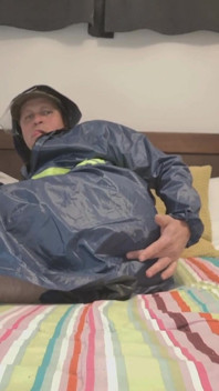 A Hotel Security Guard Sits on a Bottle