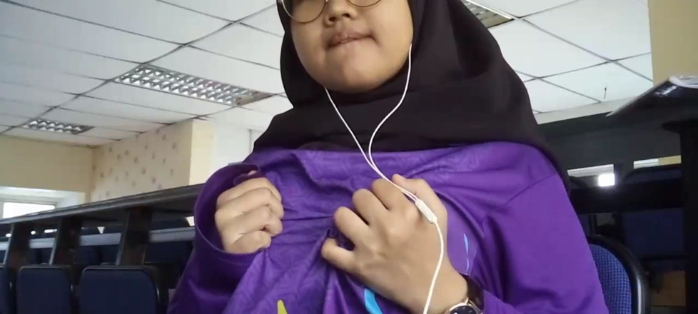 Jilbab69: ヒジャブガール バスルームで二人きりのエッチな彼氏と久しぶりにセックスしない