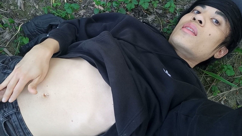 Jon Arteen: The Cute Gay Twink Jerking off His Cock, Pulled Through...