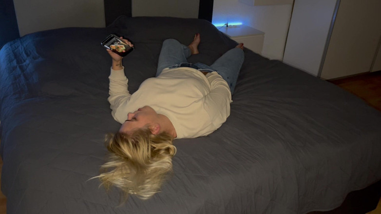 Bonieclydeerotik: Masturbation Porn Watching Horny Foreplay Blonde Wet Horny Aroused Pussy...