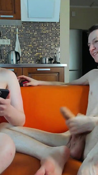 Touching My Friend's Balls to Make His Dick Hard
