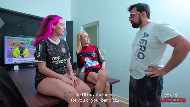 Nasty couples studio: Zanim rozpocznie się mecz piłki nożnej, musisz rozgrzać się z...