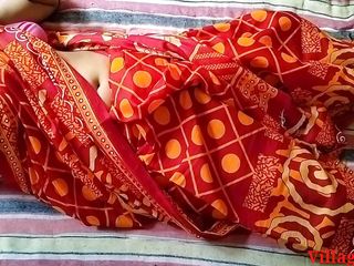 Villagesex91: Red Saree Sonali Bhabi Sex by Local Boy