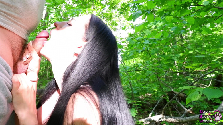 YSP Studio: Sensual blowjob in the woods