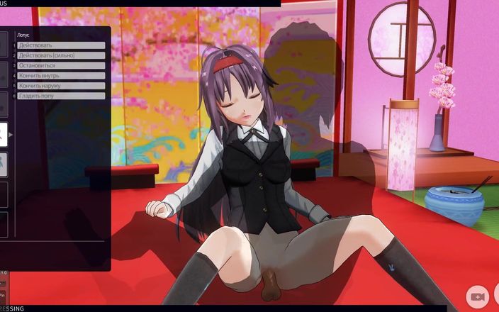 H3DC: 3D 成人动漫 konno yuuki 喜欢射在她的阴户里