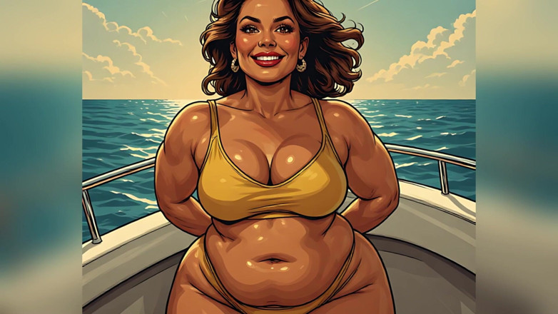 AI Porn: Гарячі жінки насолоджуються яхтою ai art