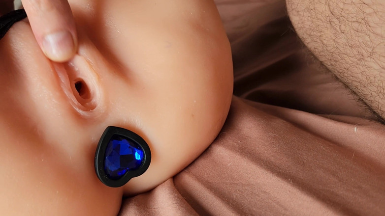 Solo Guy BWC: A Man Plays with Dolls and Cums