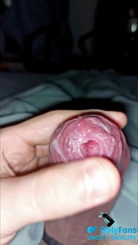 Cum Play with Phimosis Tight Foreskin