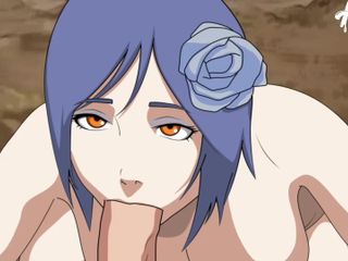 Hentai ZZZ: Necenzurované video Konan Naruto Hentai Anime