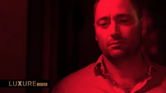 Fantasin av ett par i en swinger Club