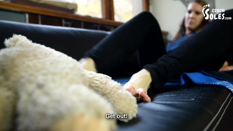 Czech Soles - foot fetish content: Foot and Trampling Powerless Teddy Bear