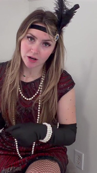 London Evans' Roaring '20s Jerk off Instruction 4K POV Temptation Awaits!