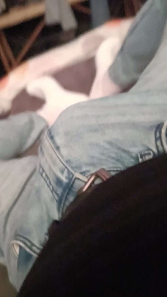 JeansdadXL: in spijkerbroek