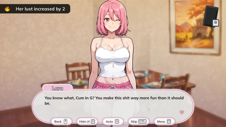 Cumming Gaming: Одна с моей сводной сестрой, игра хентай, табу, эпизод 4, голый сюрприз в коридоре, весь весь мокрый!