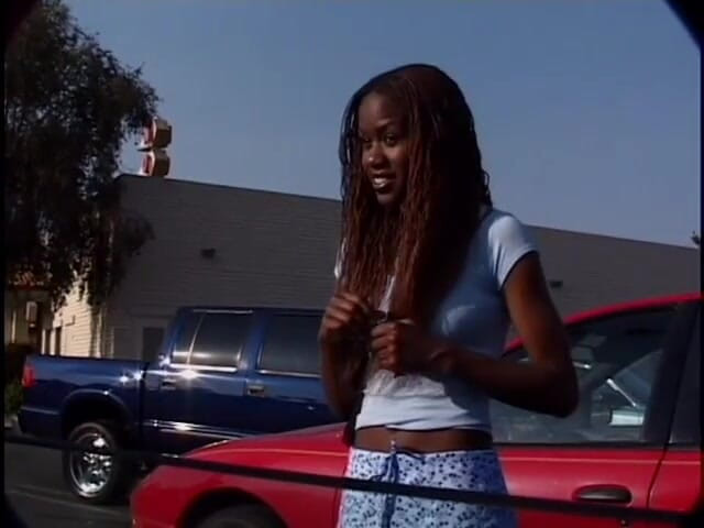 Best Butts: Young ebony with small tits gets some white cock banging...