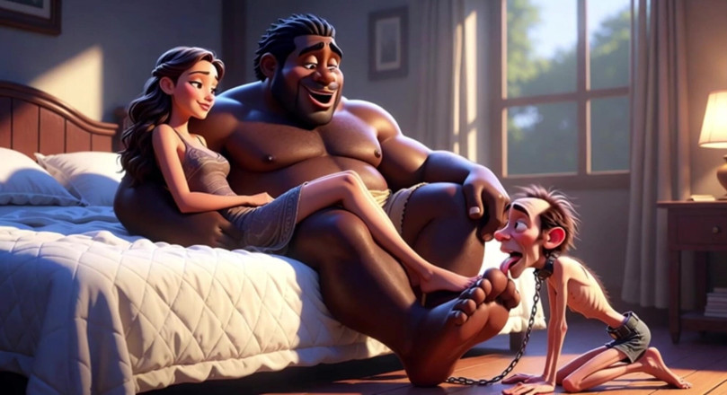 YOUR BEST FANTASY: Submissive Man Grovels and Licks His Dominant Wife's Feet