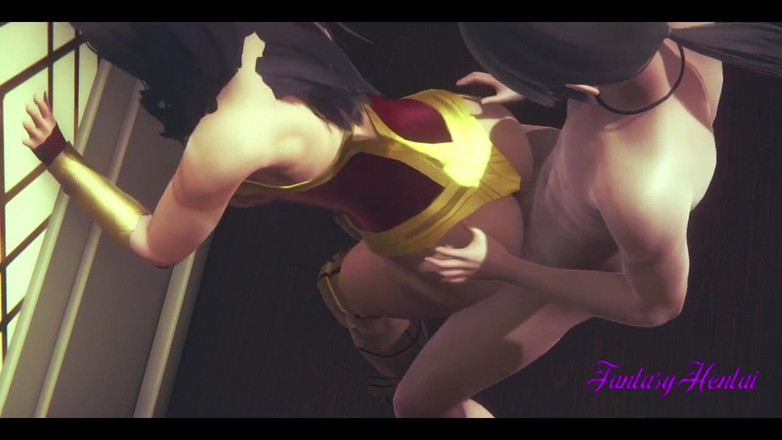 Yaoitube: Wonder Woman Dc Hentai 3D - Wonder Woman se fait baiser avec...