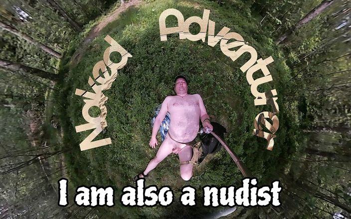 Chubby Masturbator: 我在大自然中的裸体冒险