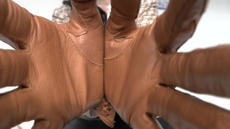 Lady Victoria Valente: Prelude to a Session: Sniffing Leather Gloves Before the Whip...