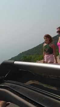 Wetting Jeans on a Bare Foot Hike Together