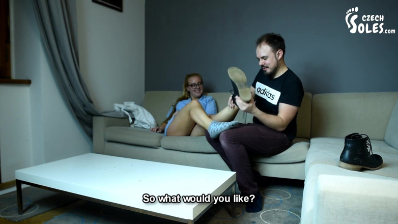 Czech Soles - foot fetish content: Nurse sensual foot worship during Corona epidemic