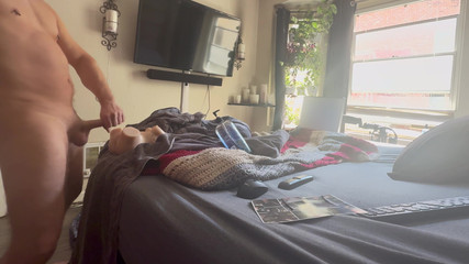 ScottyNaughty69: Стоячи з моїм вікном, широко відкритий, гладжу і трахаю, поки мене не спіймають наприкінці