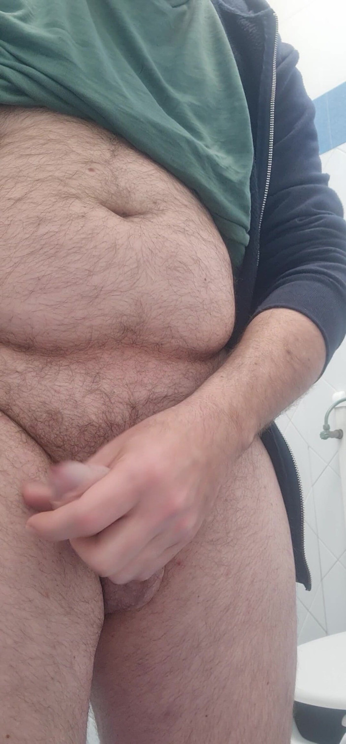 Mirko2589: Naked in Bathroom Pubblic