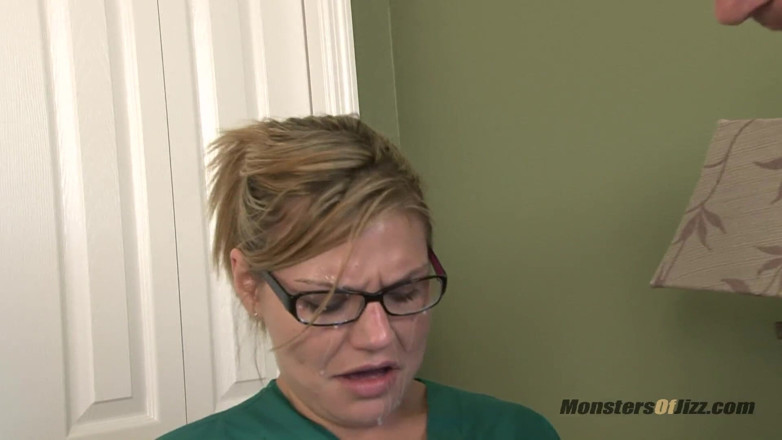 Monsters Of Jizz: Helpful Nurse Gets a Huge Surprise Cumshot
