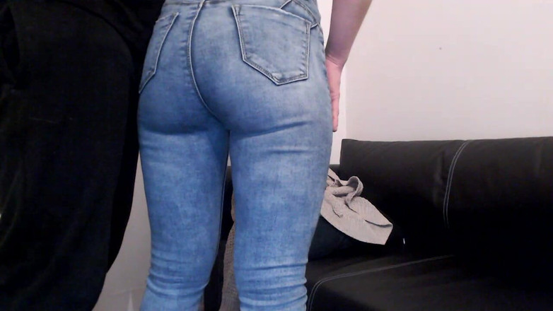 MagicStas: Grobbing Amateur Ass and Fingering Pussy in Blue Jeans