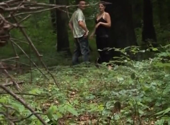 Brunette Chick From Germany Gets Banged in the Woods