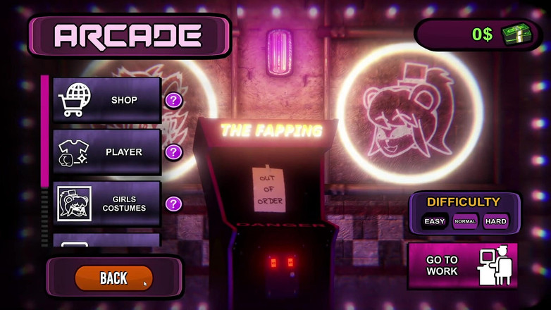 LewdArcade: Malam fap di Galeri Kelab Malam Frenni [bahagian 02] Permainan Seks [18+] Koleksi...