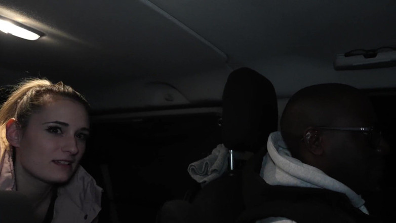 Melina May: BBC at Night on the Bus in the Parking Lot