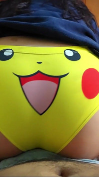 I Rubbed My Roommate's Cock with My Cute Panties to Make Him Horny