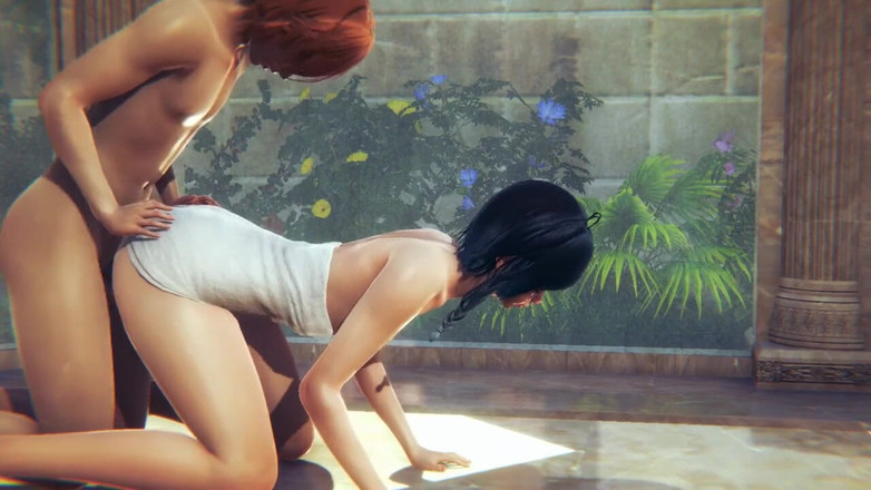 Yaoitube: Genshin Impact - Venti avsugning och knullad i ett offentligt bad