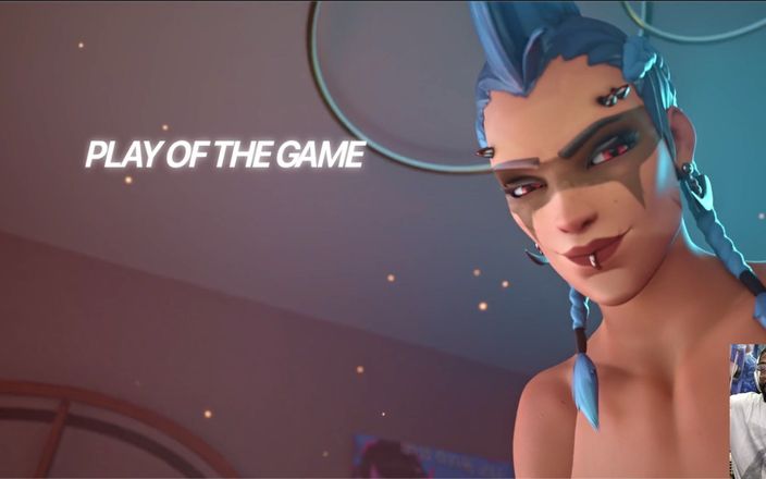 L6RD7BLU3 FUTA: Very Long Futa Cock Widowmaker Sprays Loads of Cum While...