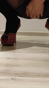 ถุงน่องพantyhose สีดำ
