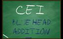 Camp Sissy Boi: CEI Blue Head Toevoeging sperma eten voor homo&amp;#039;s