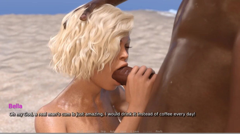 XXX Games Bunk: My Hotwife - Gameplay - Roleplay - Wakacje - Żona bierze BBC na plaży