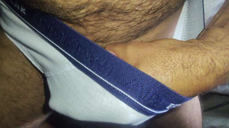Stink HairyMale: White Socks and Underwear