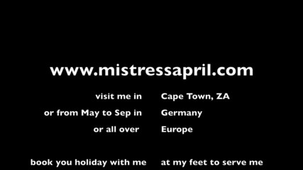 Mistress April: Domina herrin april - weihnachten mit herrin april