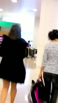 Man picks up teen Jessica and her girlfriend from the airport and fucks them by greeting