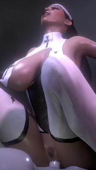 Suora monella cavalca in cima una cowgirl con il dildo