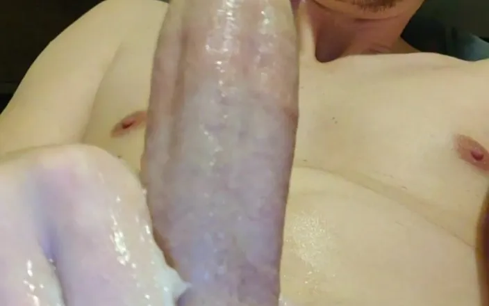 DMVToyLover: Messy cock masturbation with anal butt plug in part 1 DMVToyLover223