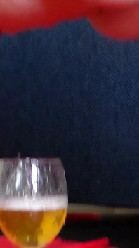 Jen Is Peeing Into a Wineglass