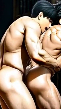 Un Couple Gay Très Coquin Et Musclé a Fait L’amour En Divers Endroits D’europe. Animation Yaoi Hentai.