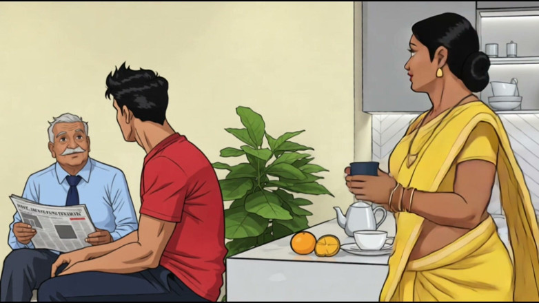 Aipornhub: Bhabhi Devar Affair - Husband's Office Trip Turns Into Sex Week