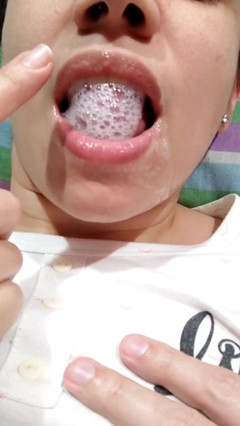 TheArtOfCum: 快！在口交和吞精后！（没有露骨的性爱）