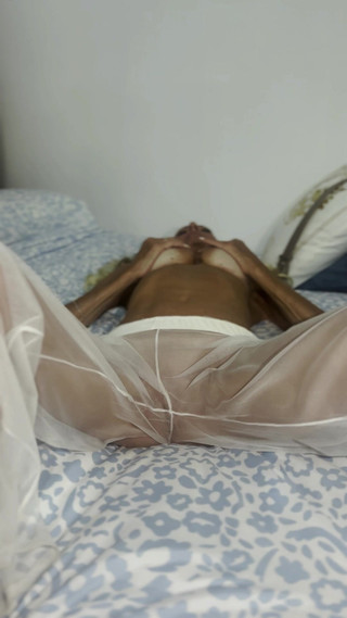 Sienna Diamond: Sienna Diamond Invisible Spodnie Striptiz