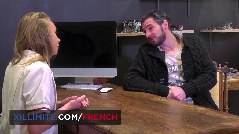 French girls at work: Hardcore-analsex mit dem französischen optiker angel emily